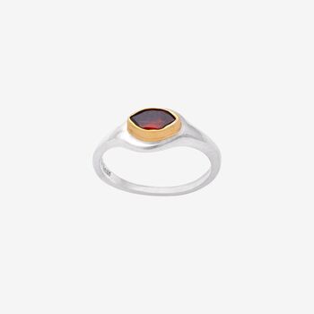 January Garnet Birthstone Ring, 4 of 5