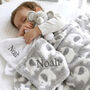 Personalised Fluffy Ellie Blanket And Ellie Comforter, thumbnail 1 of 12