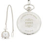 Personalised Classic Pocket Fob Watch, thumbnail 4 of 6