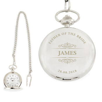 Personalised Classic Pocket Fob Watch, 4 of 6