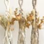 Natural Dried Flower And Macrame Hanger, thumbnail 2 of 4