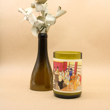 French House Soho London Wine Bottle Scented Candle, 2 of 7