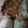 Personalised Green Gingham Gift Sack Embroidered, thumbnail 10 of 12