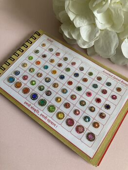 Mixed Designs 360 Colourful Round Bindi Book, 5 of 7