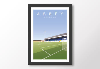 Cambridge United Abbey Stadium Poster, 8 of 8