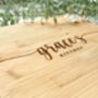 Bamboo Engraved Chopping Board New Home Gift, thumbnail 2 of 5