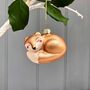 Christmas Baby Fox Glass Bauble, thumbnail 1 of 2