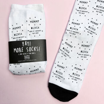 Personalised Our First Socks, 4 of 4