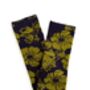 Women's Floral Cashmere Wrist Warmers Green, thumbnail 5 of 5