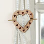 Set Of Two Heart Curtain Tie Backs, thumbnail 1 of 5