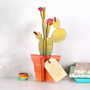 Personalised Wooden Cactus Plant For Him, thumbnail 2 of 2