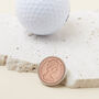 50th Birthday 1976 Lucky Penny Coin Golf Marker, thumbnail 1 of 7