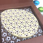 Chocolate Football Easter Egg Personalised Message Gift, thumbnail 2 of 4