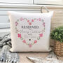 Reserved For Nanny Heart Cushion, thumbnail 1 of 3