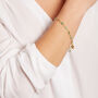 Ruby Sapphire Emerald Gold Bracelet, thumbnail 8 of 9