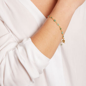 Ruby Sapphire Emerald Gold Bracelet, 8 of 9