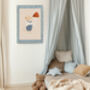 Mouse Mushroom Nursery Art Print, thumbnail 3 of 3
