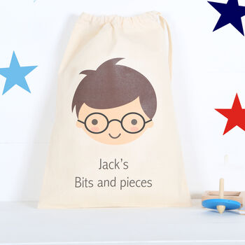 Boys Personalised Bits And Pieces Bag, 4 of 5