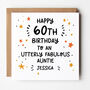 Utterly Fabulous X Personalised 60th Birthday Card You Choose, thumbnail 1 of 3