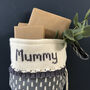 Personalised Grey Christmas Stocking With Knitted Cuff, thumbnail 4 of 6