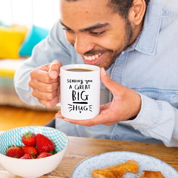 'Sending You A Great Big Hug' Mug, 3 of 8