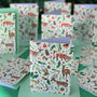 Woodland Animals Christmas Card Pack Of 12, thumbnail 5 of 10