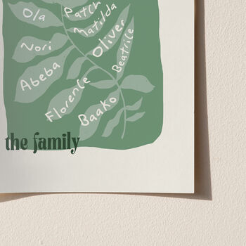 Personalised Family Tree Print, 3 of 8