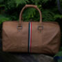 Personalised Men's Texan Leather Holdall Travel Bag, thumbnail 2 of 8
