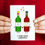 Funny Wine Card For Partner, thumbnail 1 of 3
