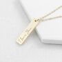 Personalised Handwriting Bar Necklace, thumbnail 6 of 9