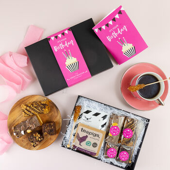 'Happy Birthday Cupcake' Coffee And Treats Box, 2 of 3