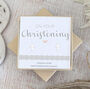 Silver Christening Earrings – ‘On Your Christening’, thumbnail 1 of 4