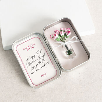 A Dozen Forever Roses Keepsake In Mini Tin, 2 of 6