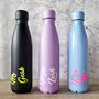 Personalised Teacher Coloured Water Bottle, thumbnail 1 of 9