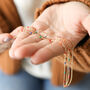 Rainbow Ball Chain Layered Necklace In Gold Plating, thumbnail 1 of 7