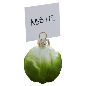 Brussel Sprout Shaped Name Place Card Holders, 2 of 3