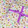 Candy Sweets Gift Wrapping Paper Roll Or Folded, thumbnail 1 of 3