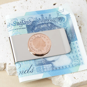 16th Birthday 2007 Penny Coin Money Clip, 2 of 9