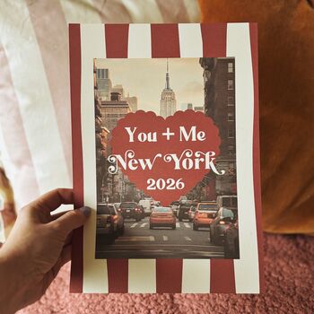 You + Me Personalised Love Print, 3 of 5