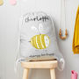 Children's Personalised Bee Nursery Kit Bag, thumbnail 2 of 3
