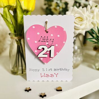 Personalised 21st Birthday Gift For Her And Card, 6 of 7