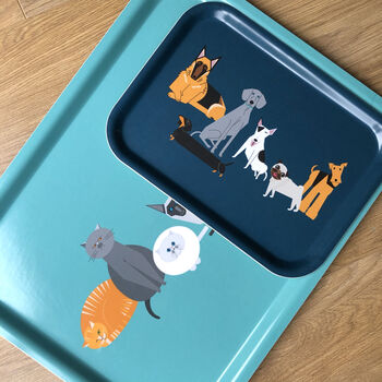 Cat Characters Large Wooden Tray, 4 of 8