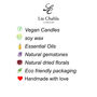 Aromatherapy Rose Soy Candle With Rose Quartz Crystals, thumbnail 9 of 9