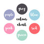 Personalised Colour Block Photo Message Framed Print, thumbnail 4 of 5