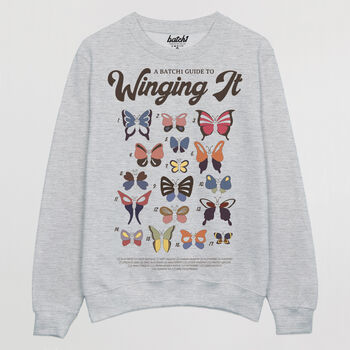 Winging It Men's Butterfly Guide Sweatshirt, 4 of 4