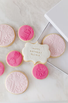 Personalised Floral Biscuits, 2 of 4