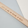 Personalised Large Wooden Ruler, thumbnail 2 of 3