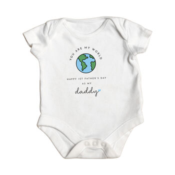 First Father’s Day Baby Outfit Bodysuit Gift, 6 of 6