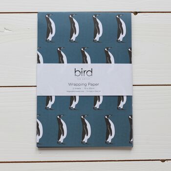 Penguin Gift Wrap Pack With Card Option, 5 of 7