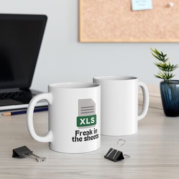 Funny Excell Office Nerd Joke Mug, 7 of 7